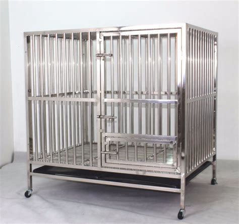 stainless steel dog box for sale|stainless steel dog cages.